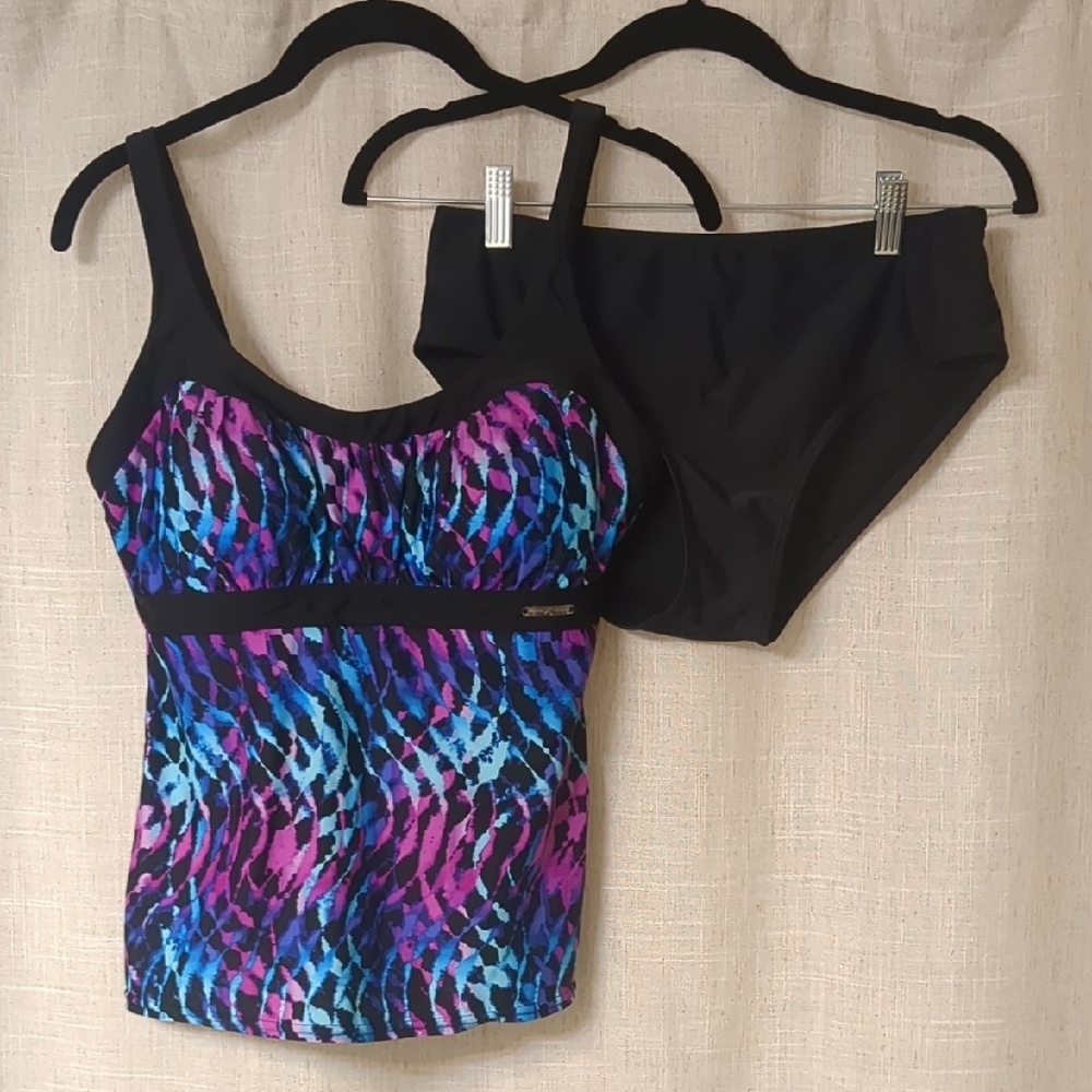 ZeroXposur Women's Swim Set - Black, Blue, Purple